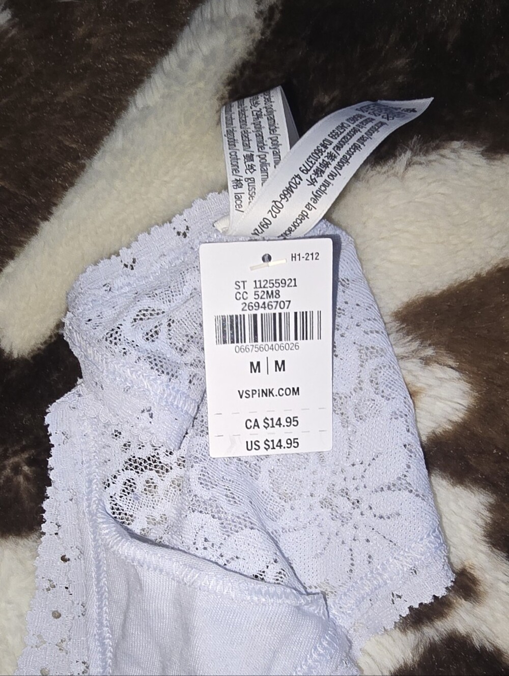 Brand New Pink/VS Thongs